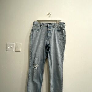 NWT Free assembly women pants denim  size 16. The supper high rise strength,
